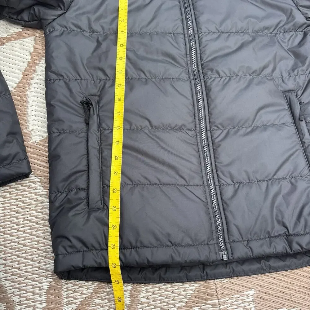 The North Face Everyday Insulated Jacket Mens Small Black Puffer Embroidery Logo